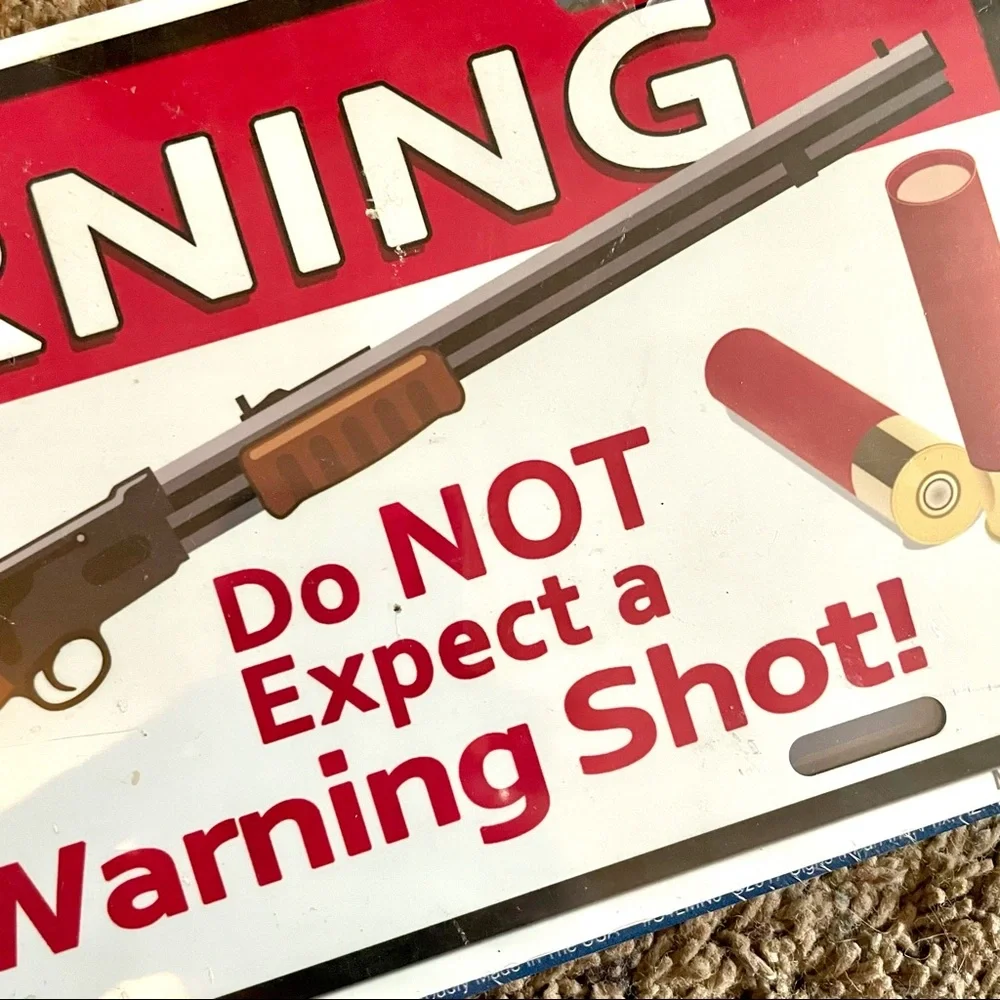 NEW Warning Price Increase of Ammo License Plate Metal Sign